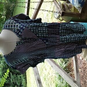 Artesian NY 2X boho Hippie style blouse